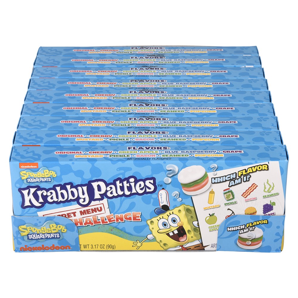 Krabby Patty Secret Menu Challenge Gummies (1 Box)