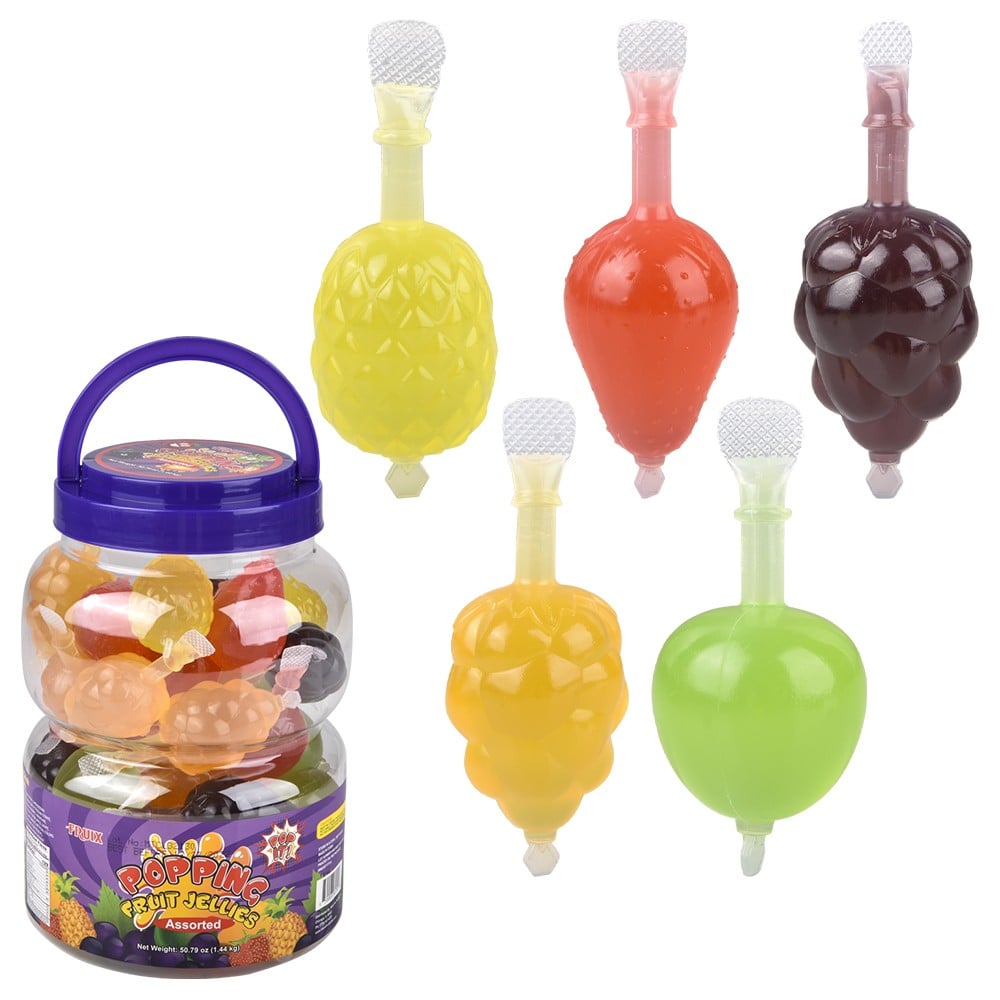 Popping Fruit Jellies (36 Pc Jar)