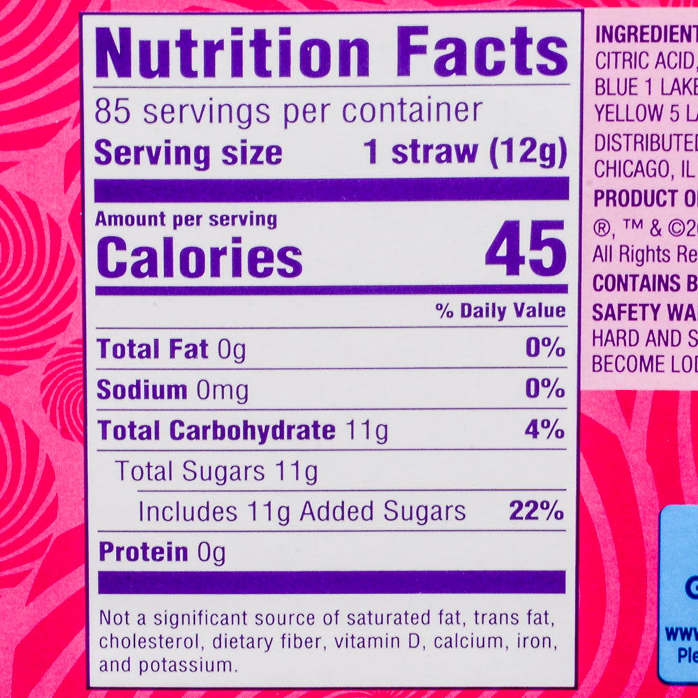 Giant Pixy Stix Candy 85ct