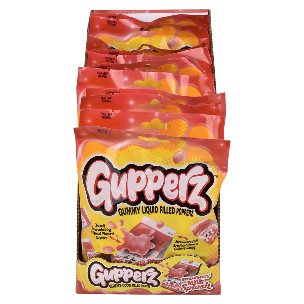 Strawberry Milk Splash Liquid Popping Candy (12ct Display)