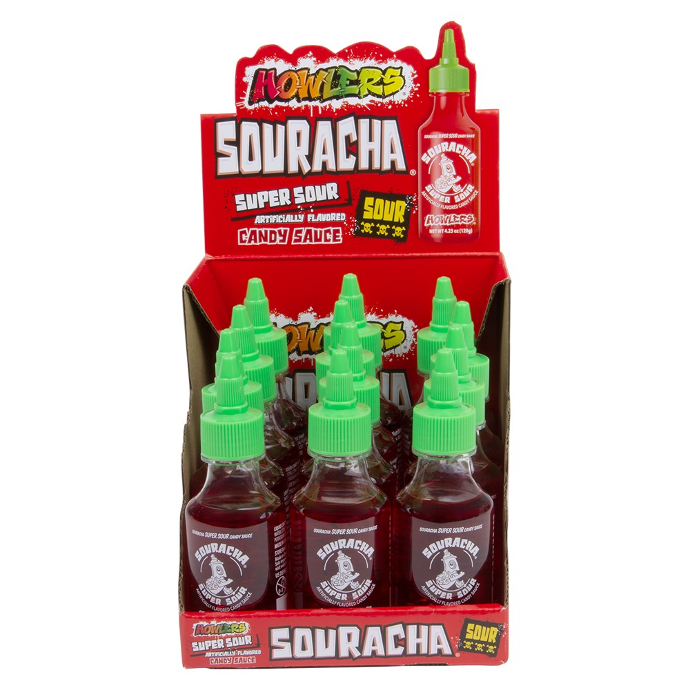 Sour Candy Sauce Howlers Souracha Super Sour Candy Sauce (12 Bottle Display)