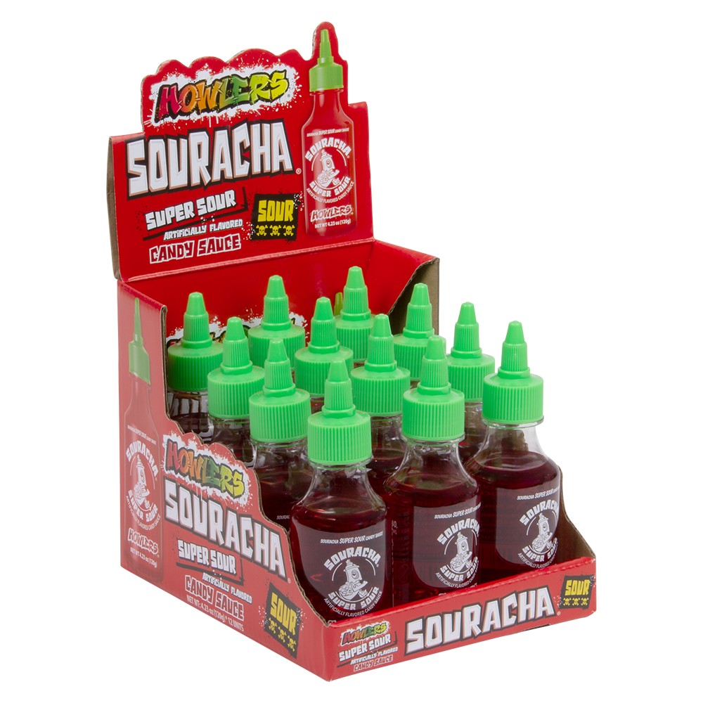 Sour Candy Sauce Howlers Souracha Super Sour Candy Sauce (12 Bottle Display)
