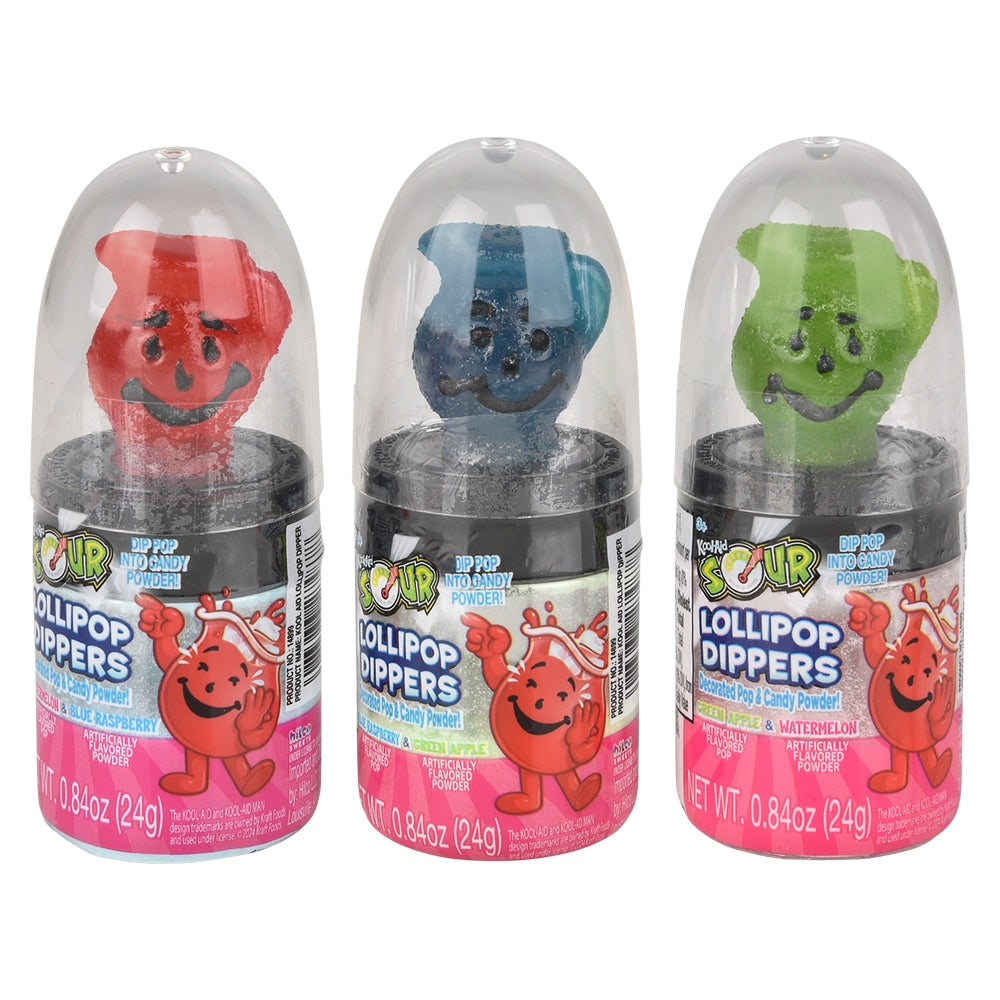 Kool Aid Sour Lollipop Dippers (12 PC Display)