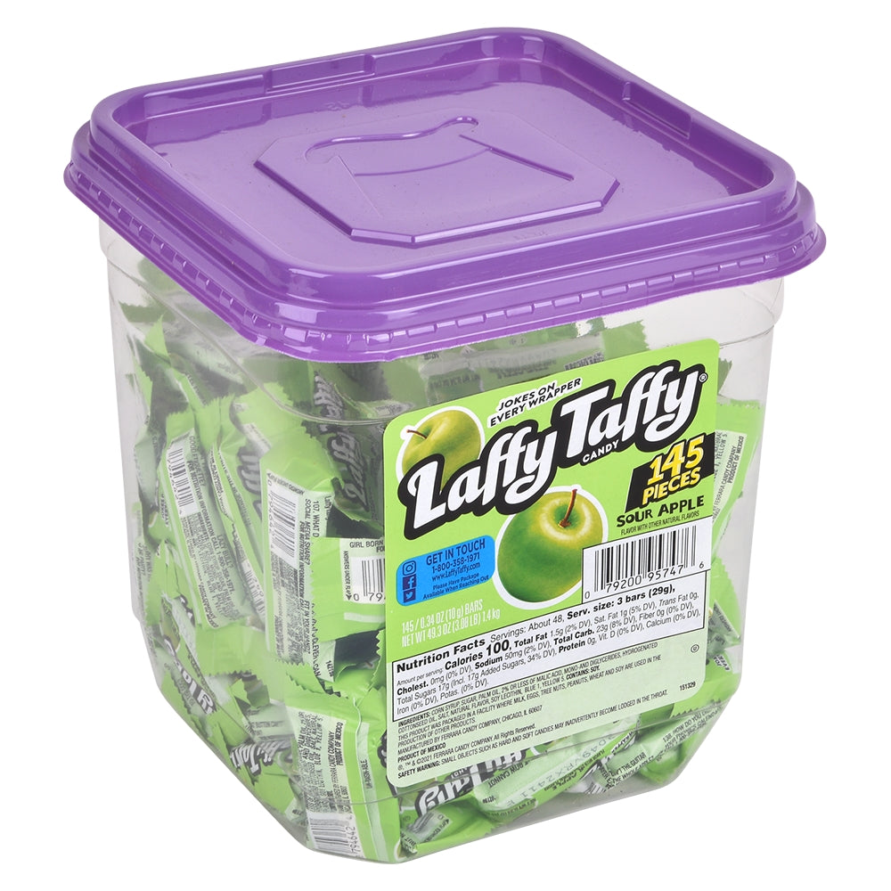 Laffy Taffy Sour Apple Candy (145 Ct)