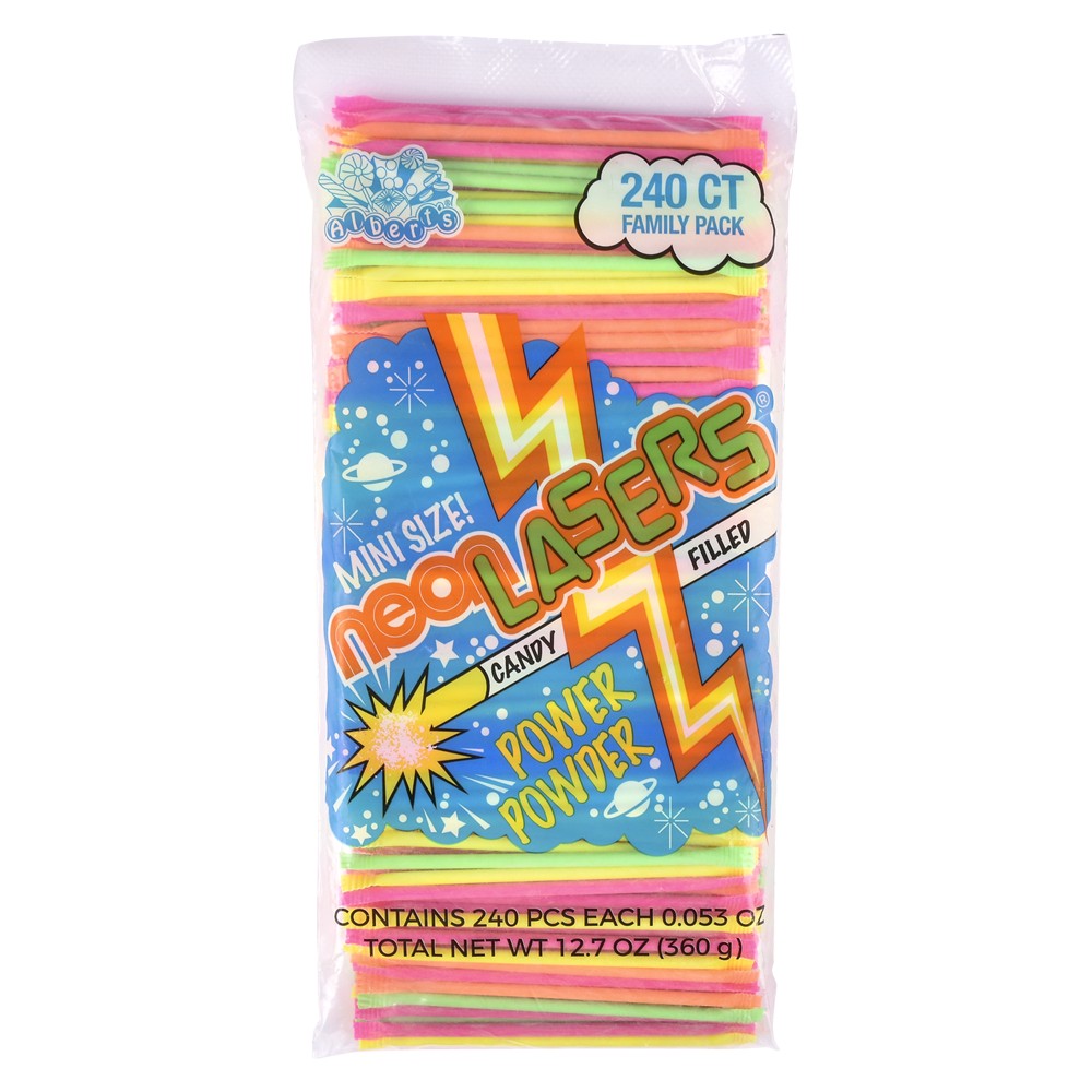 Candy Powder-Filled Straws (240 Pieces)