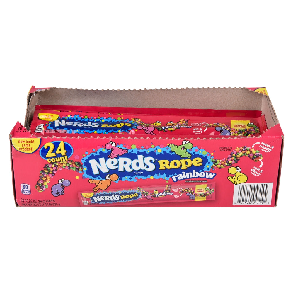 Nerds Rainbow Rope Candy (24 Ct Display)