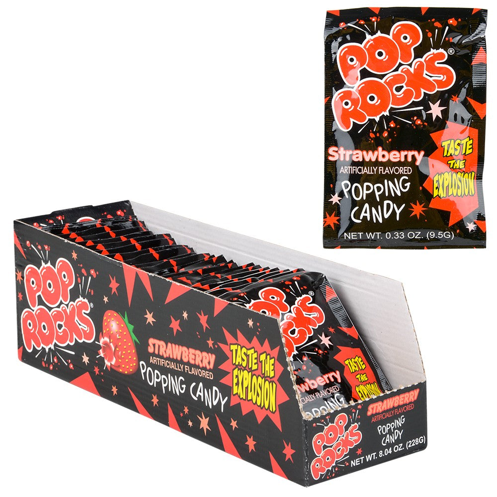 Pop Rocks Strawberry Candy (24 ct Display)