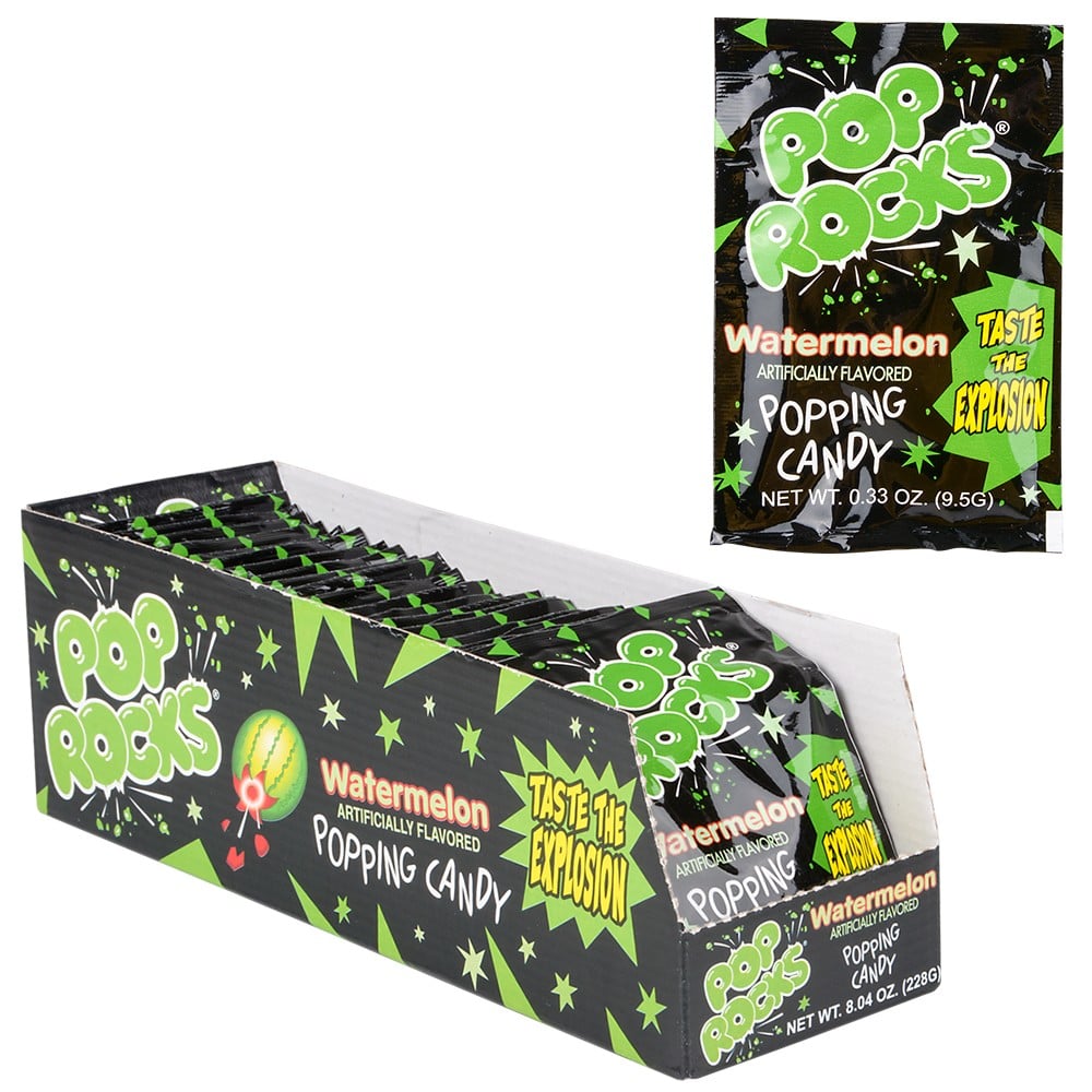 Pop Rocks Watermelon Candy (24 Pc Display)
