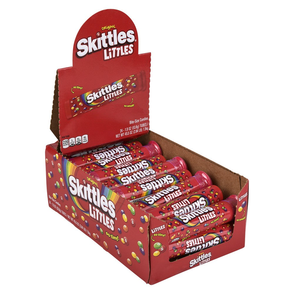 Skittles Littles Original Share Size Tube (24 Ct Display)