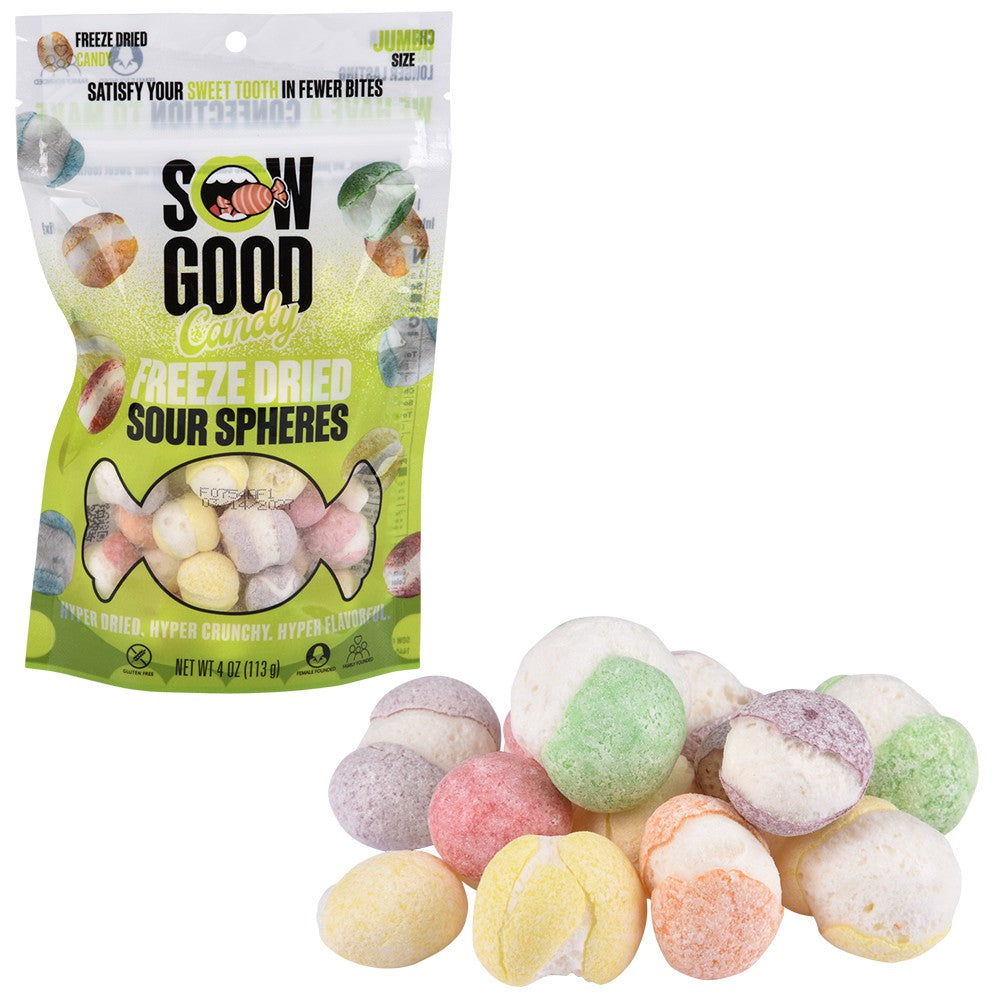 Freeze Dried Sour Spheres Candy (1 Bag)
