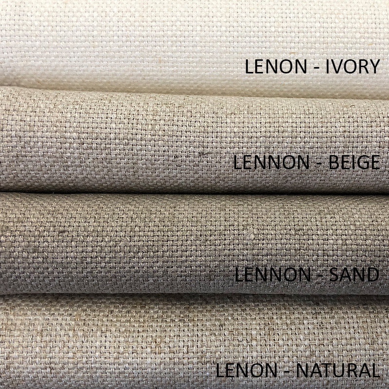 Lennon Solid Linen Blend Fabric - Solid Linen Blend, 56" Width (1 Yard)