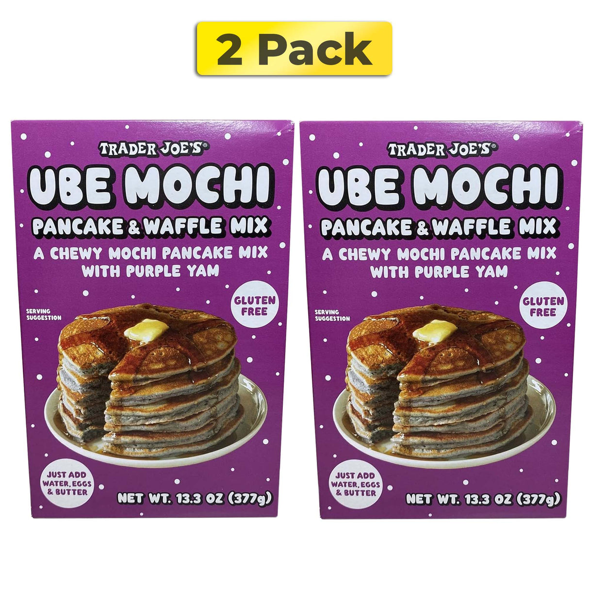 Trader Joe's Ube Mochi Pancake & Waffle Mix | 13.3 oz
