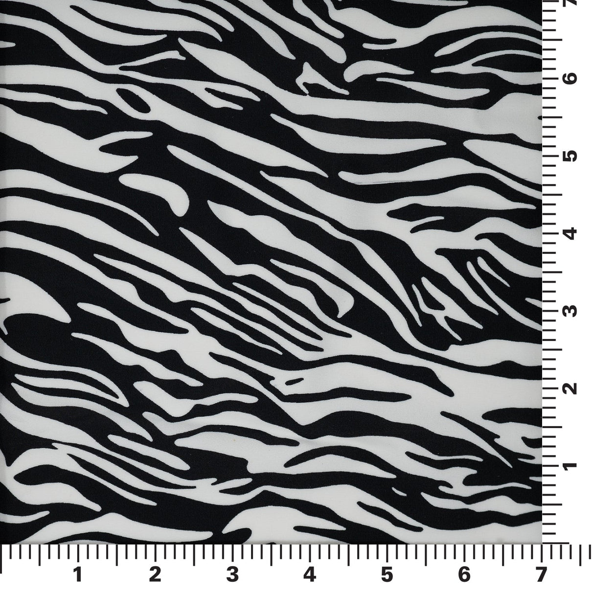 Zebra Printed Spandex Fabric