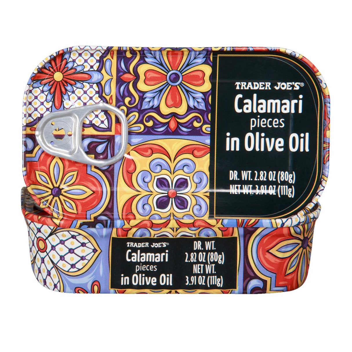 Calamari Pieces in Olive Oil 3.91 oz Tender & Savory