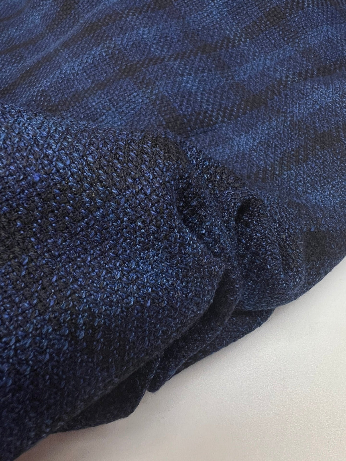 Acrylic Polyamide Checked Tweed
