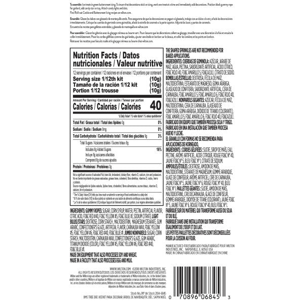 Wilton Christmas Tree Dessert Decorating Kit, 4.2 oz.