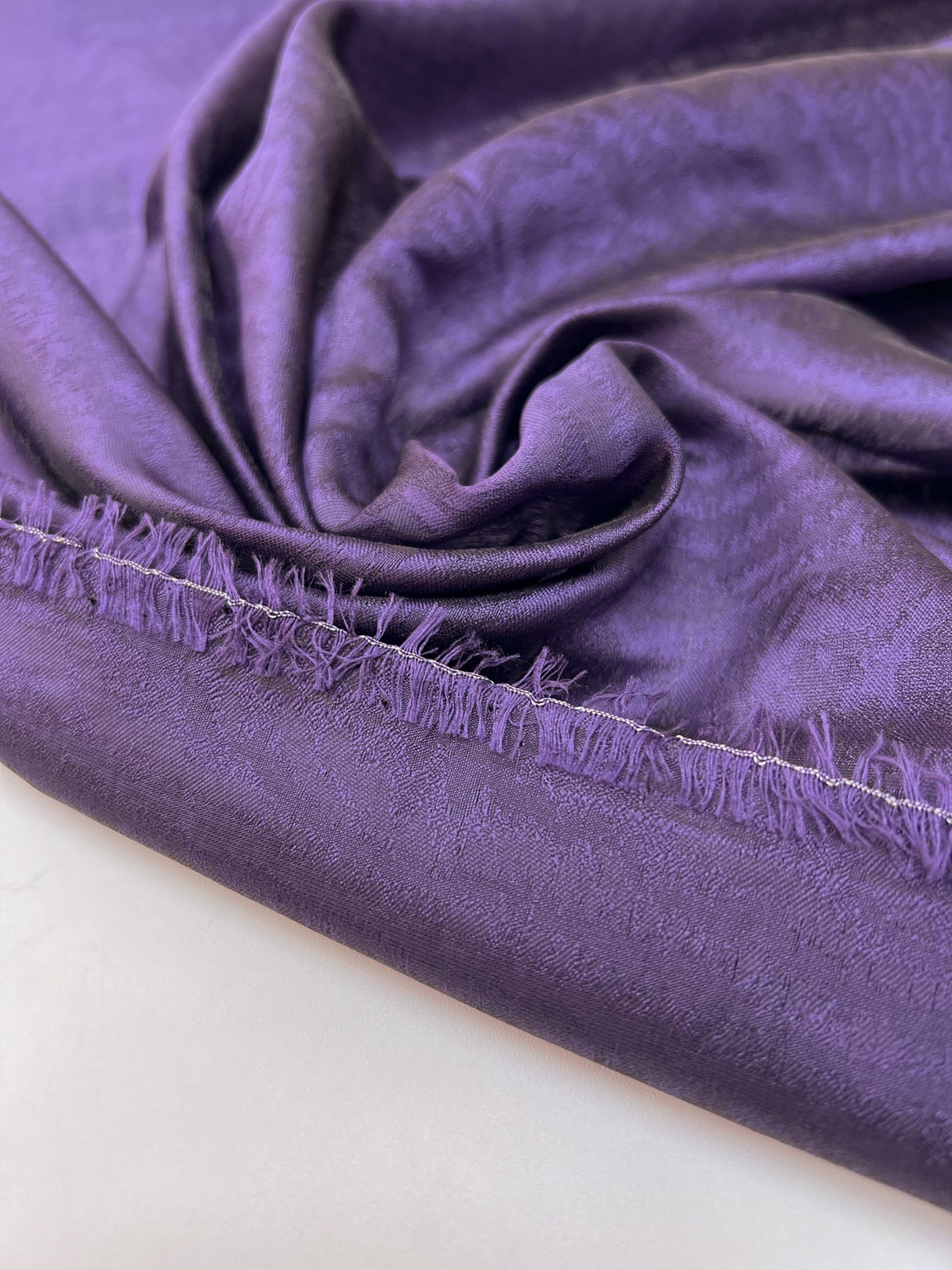 Polyester Jacquard Fabric Purple Shade