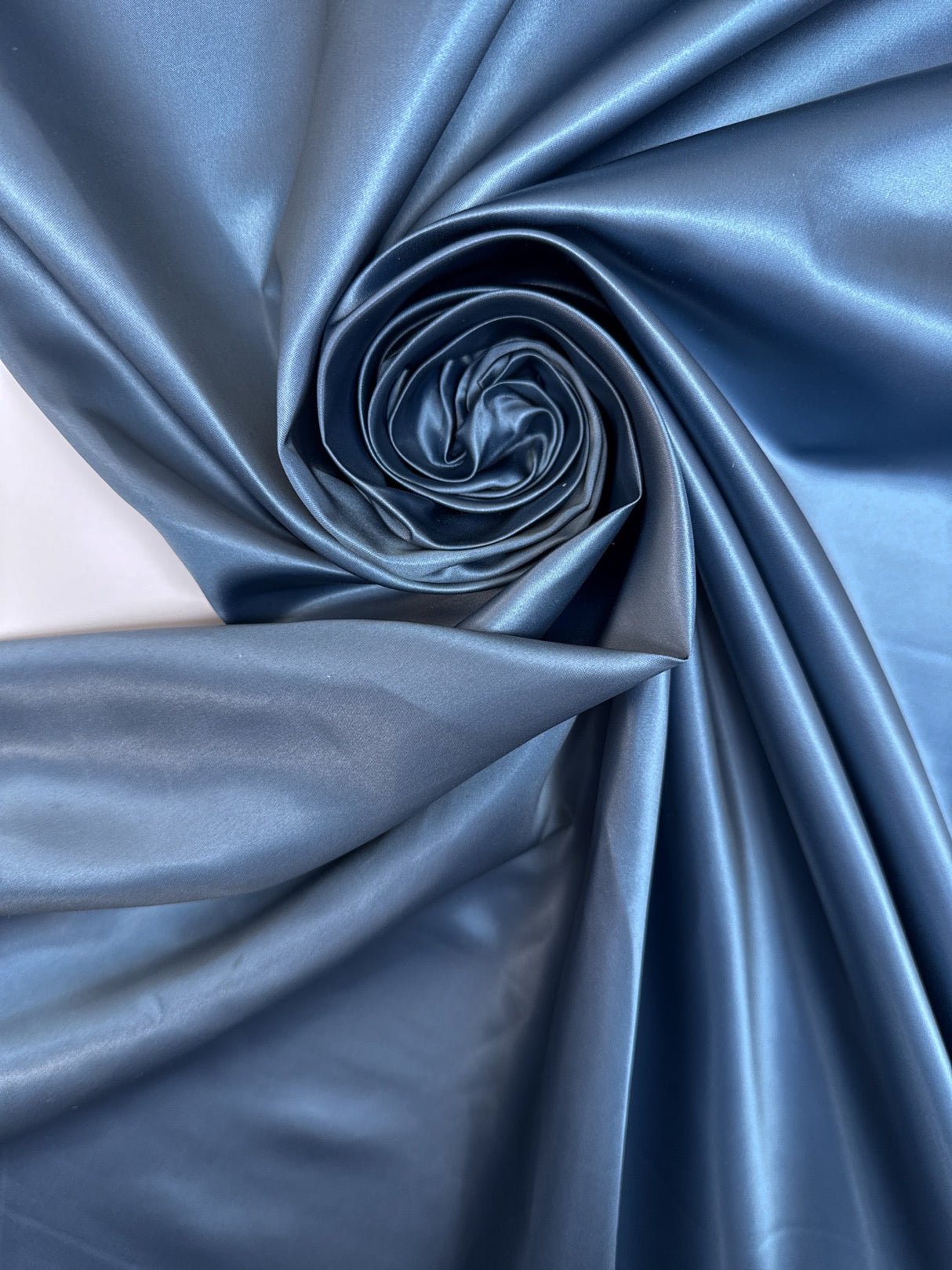 Polyamide Sateen Blue Shades Fabric