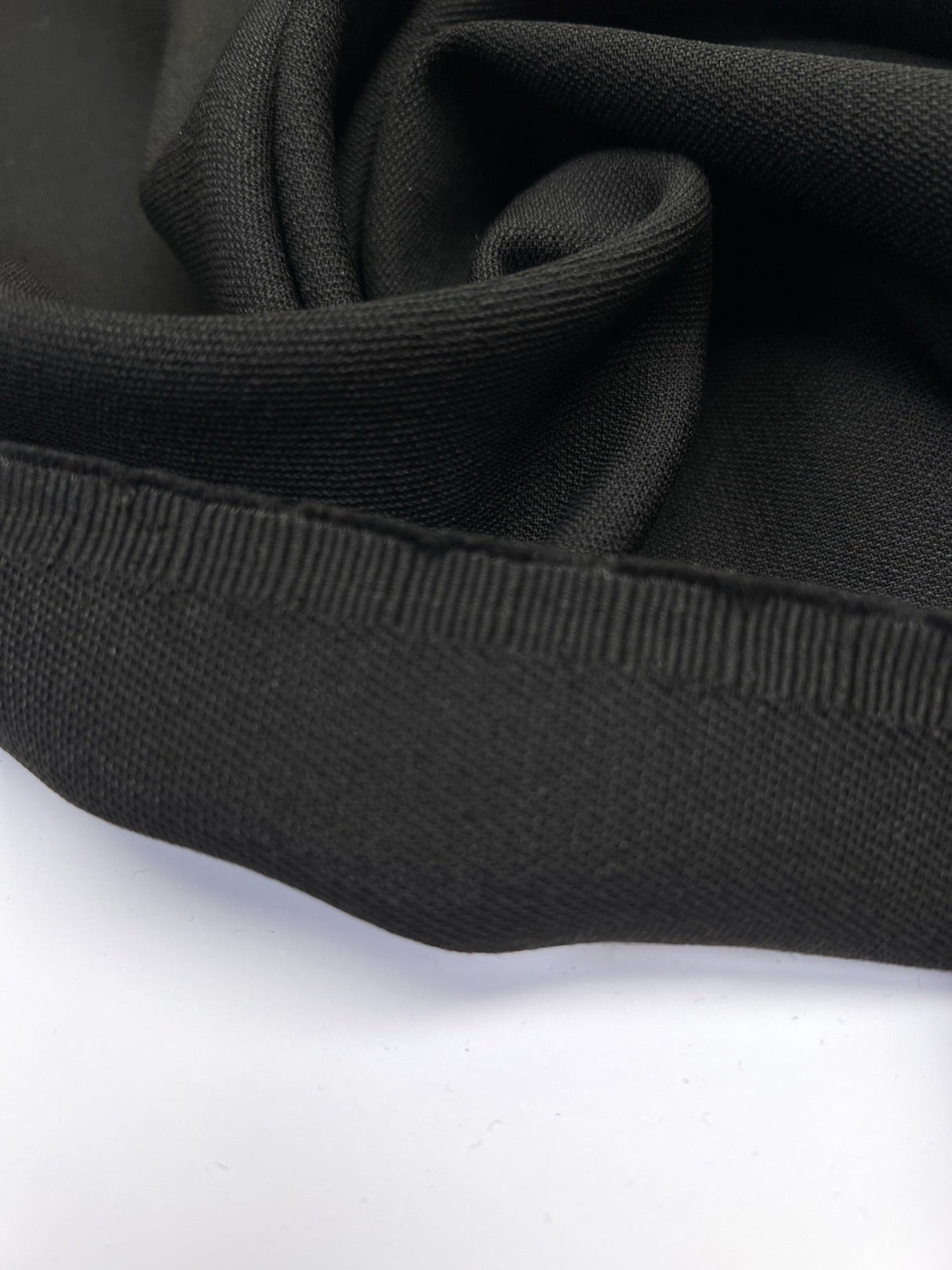 Wool Polyamide Woven Black