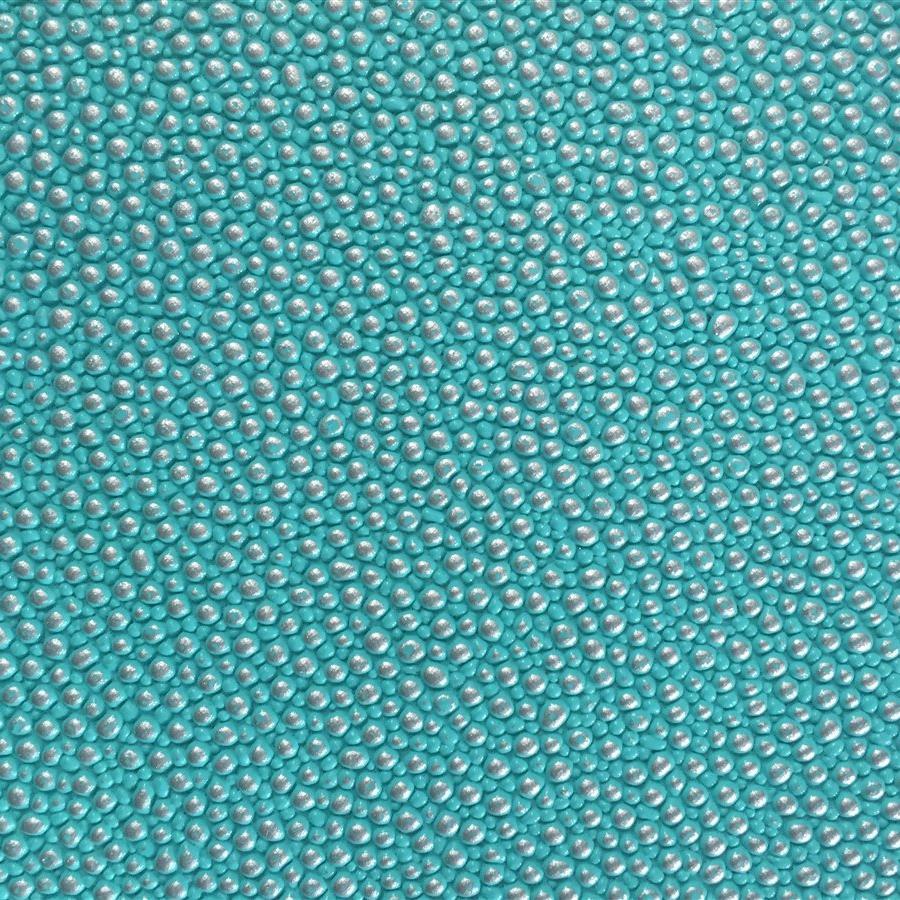 Tiffany Green Silver Grain Reptile Embossed Vinyl Fabric,