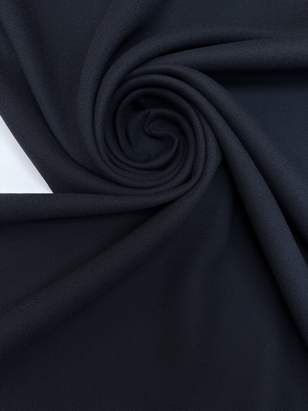 Cotton Viscose Polyamid Crepe Blue
