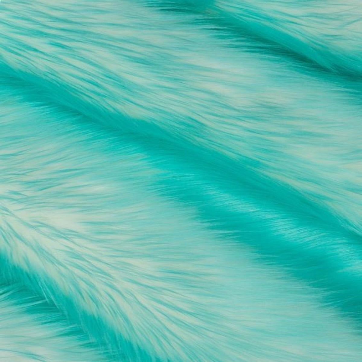 Snow Luxury Two Tone Shaggy Faux Fur Fabric - Acrylic Polyester Faux Fur Fabric, Two Tone Shaggy, 60" Width (1 Yard)