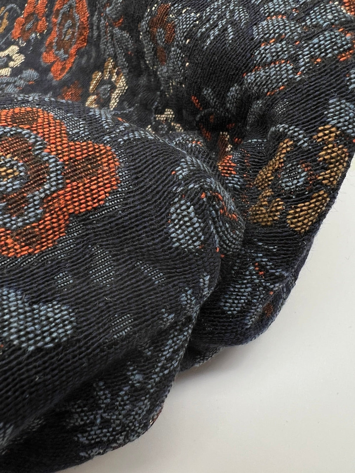 Cotton Jacquard Floral Fabric
