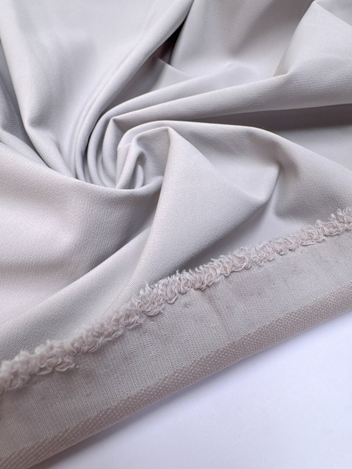 Gray Polyamide Elastane Combined Weave