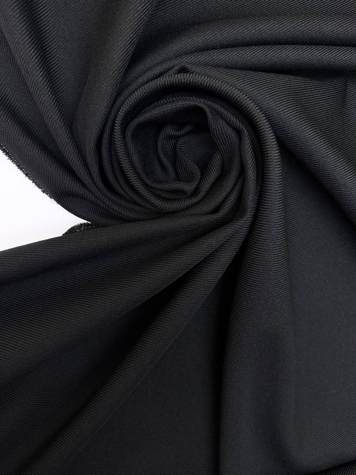 Black Polyester Twill