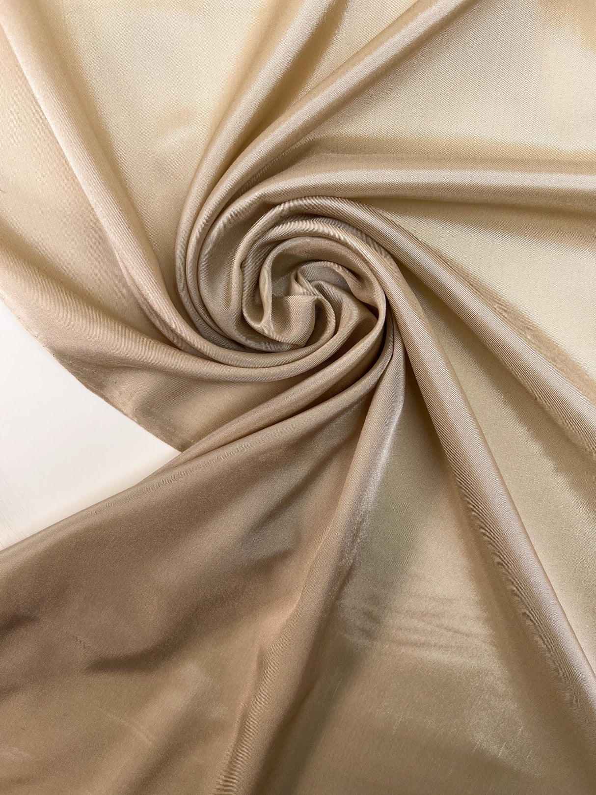 Viscose Lining Twill Beige Stretch