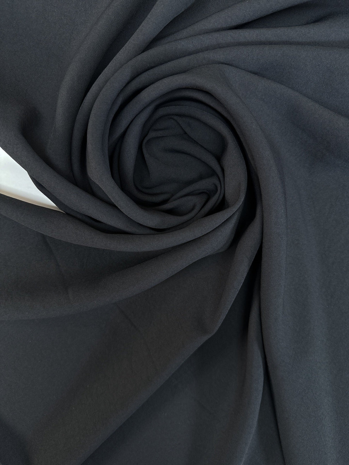 Polyester Plain Woven Black Fabric