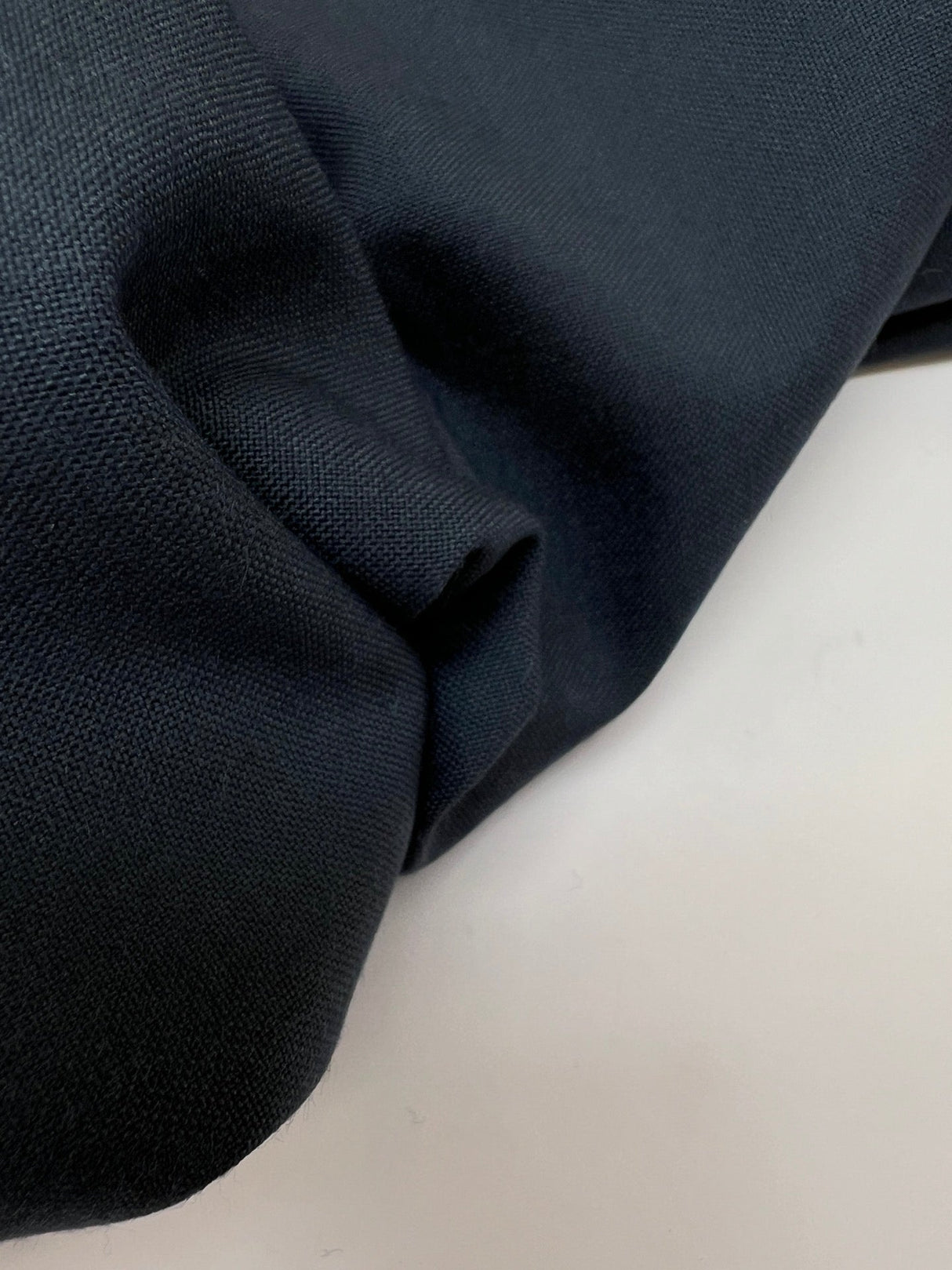 Blue Wool Polyamide Suiting Fabric