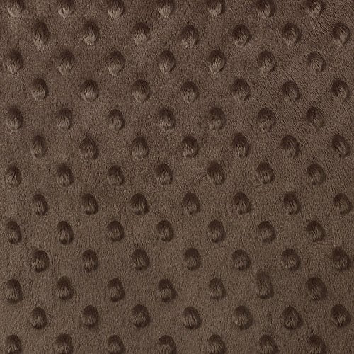 Minky Dimple Dot Faux Fur Fabric - 100 Percent Polyester, Embossed Dimple Dot, 60" Width (1 Yard)