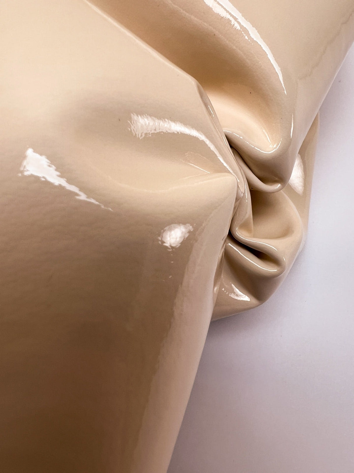 Beige Leather Fabric