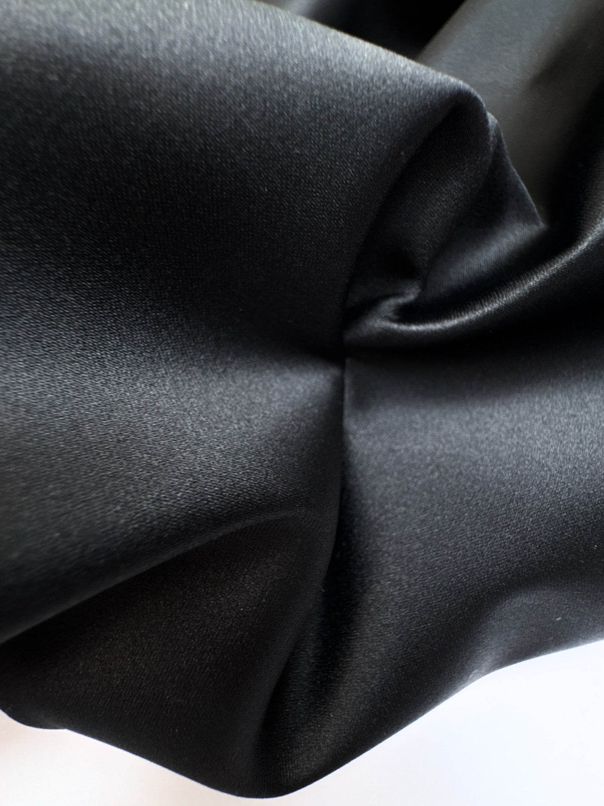 Black Polyester Sateen