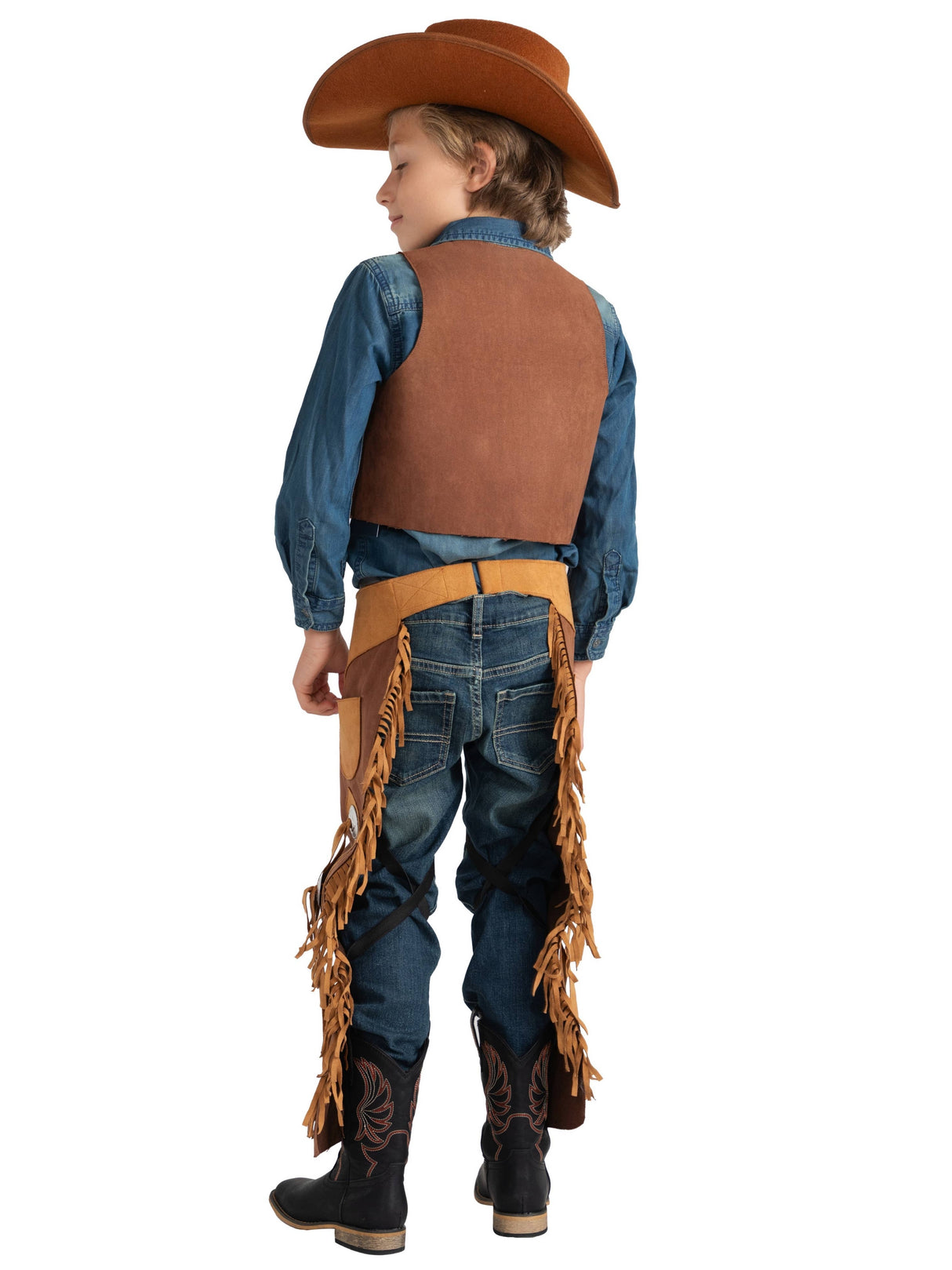Brown Cowboy Costume - Kids