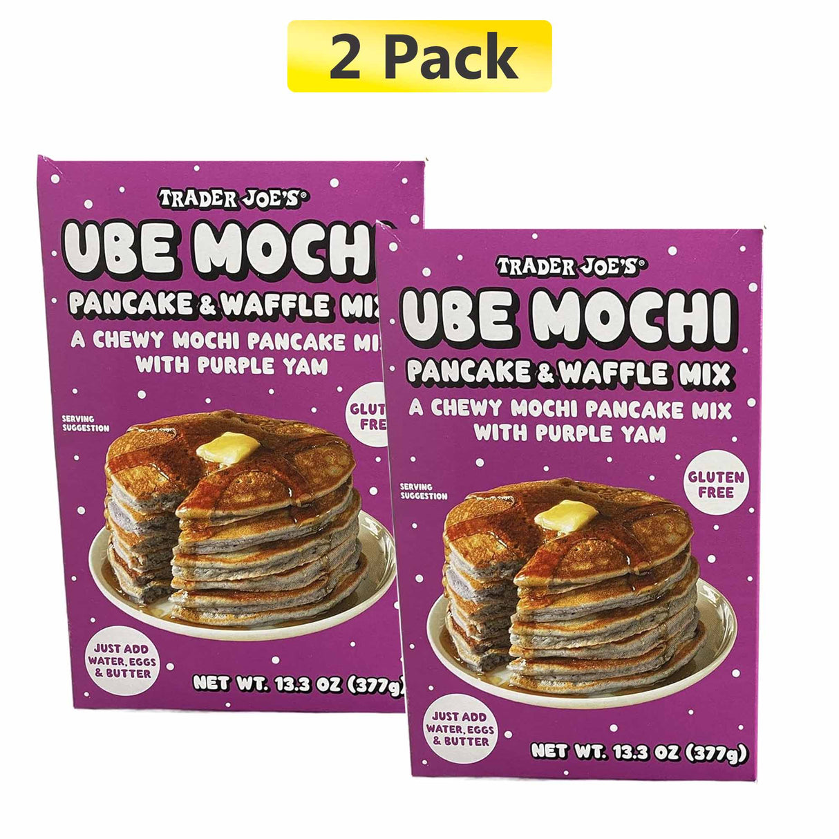 Trader Joe's Ube Mochi Pancake & Waffle Mix, 13.3 oz