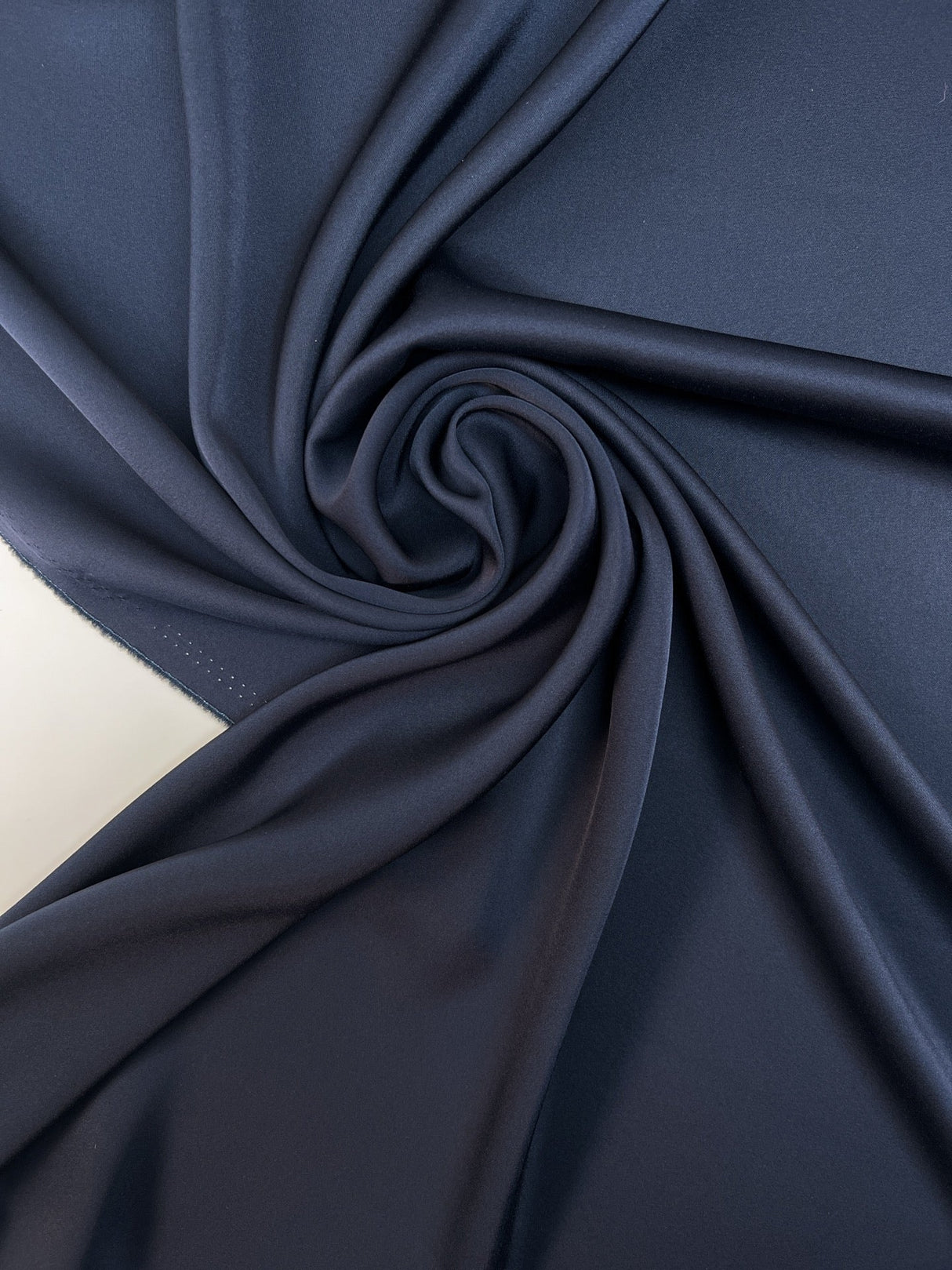 Acetate Stretch Fabric Blue Plain