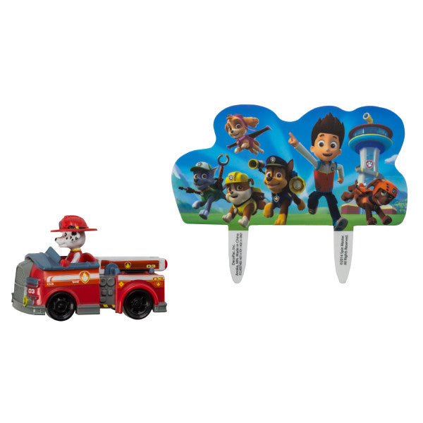 PAW Patrol Just Yelp for Help Fire Truck Cake Topper – 2-Piece Set Cake Kit Topper