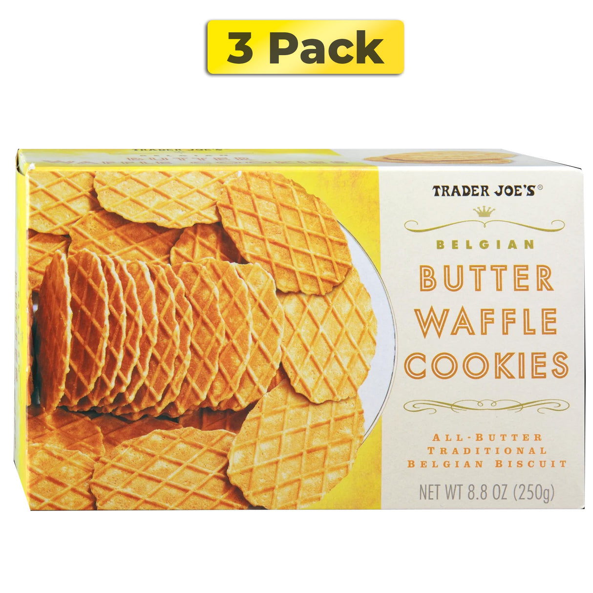 Trader Joe's Belgian Butter Waffle Cookies | 8.8 oz