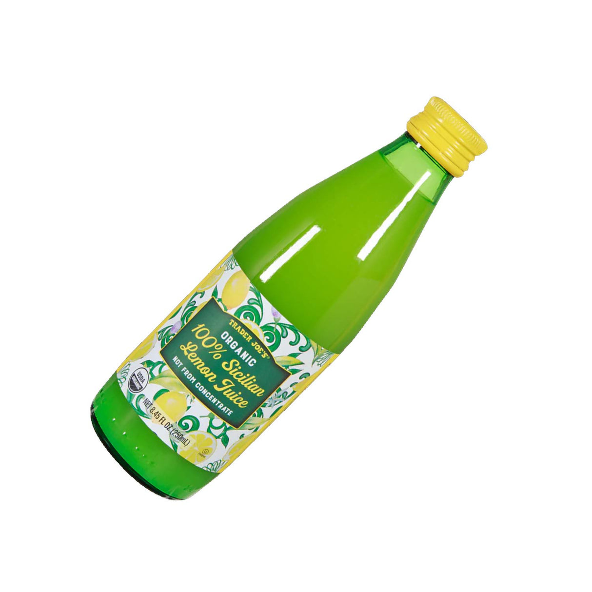 Organic 100% Sicilian Lemon Juice /8.45 Fl Oz