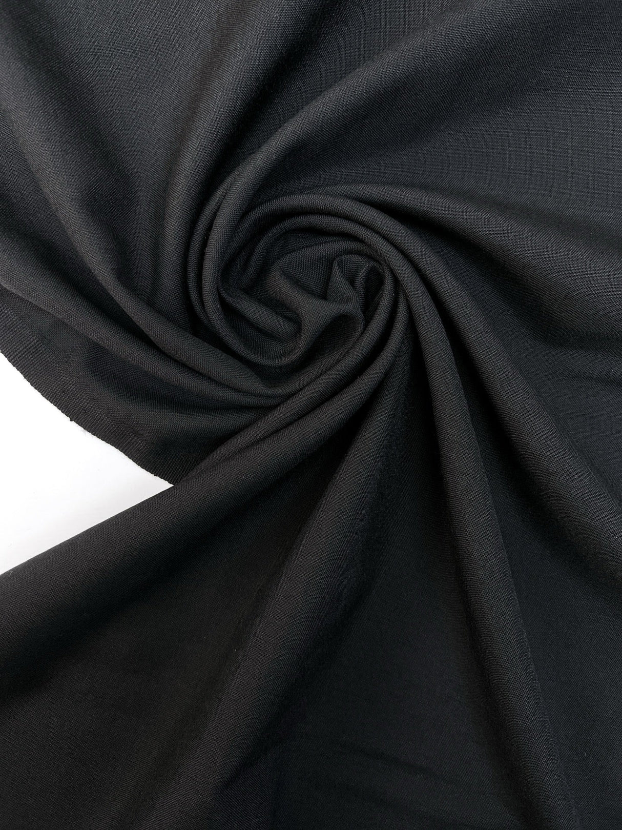 Wool Suit Fabric Black