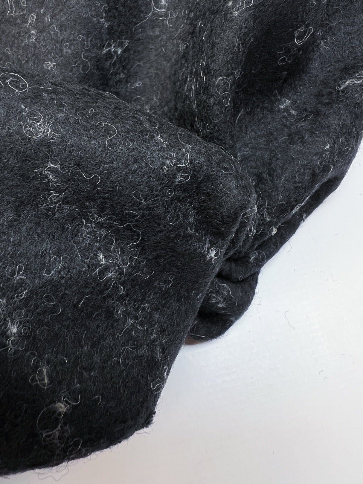 Wool Knitted Fabric Melange Stretch