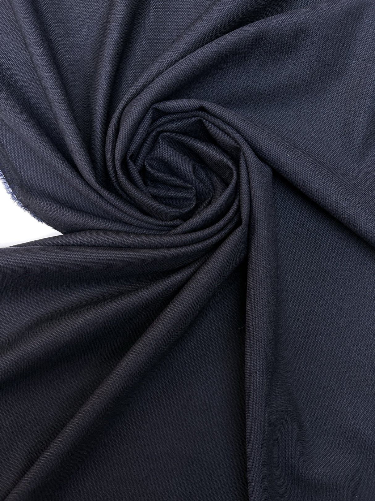 Blue Wool Stretch Fabric