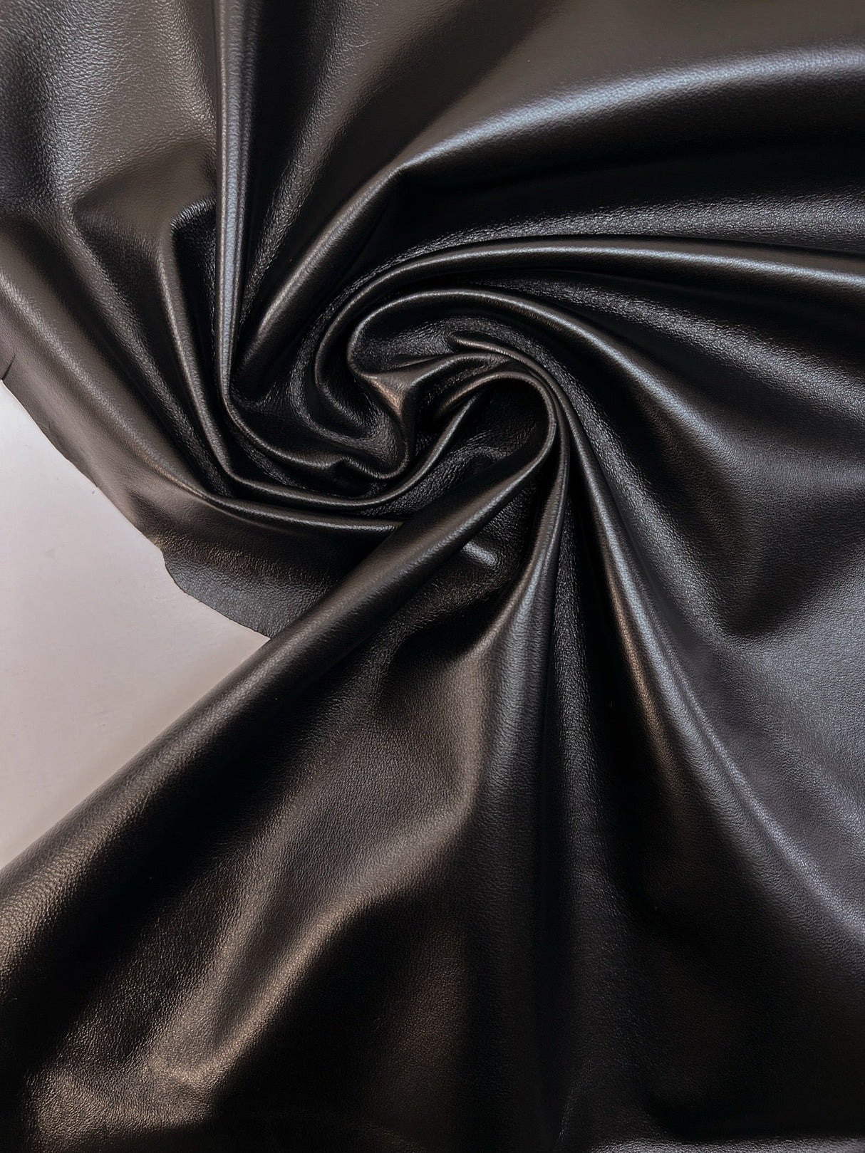 Black Brown Stretch Leather