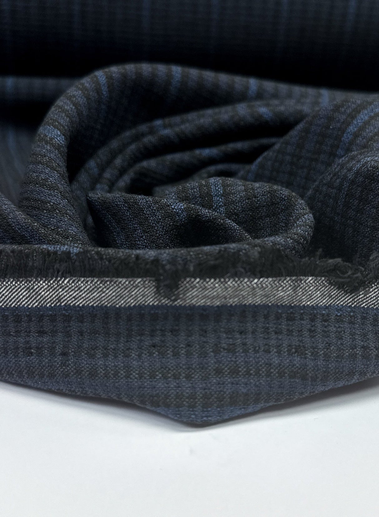 Jacquard Blend Striped Blue-Black
