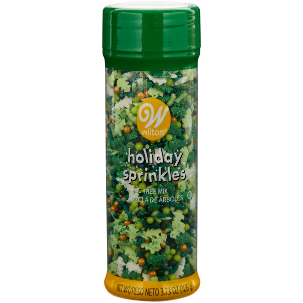 Wilton Christmas Tree Sprinkles Mix, 3.73 oz.