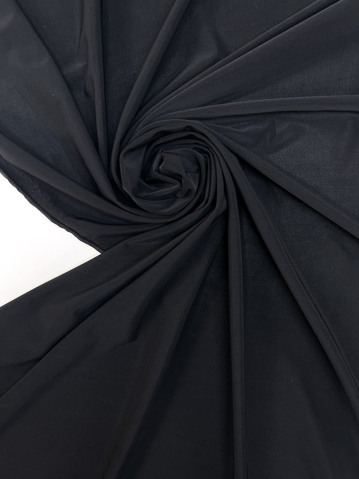 Black Moiré Knitted Fabric