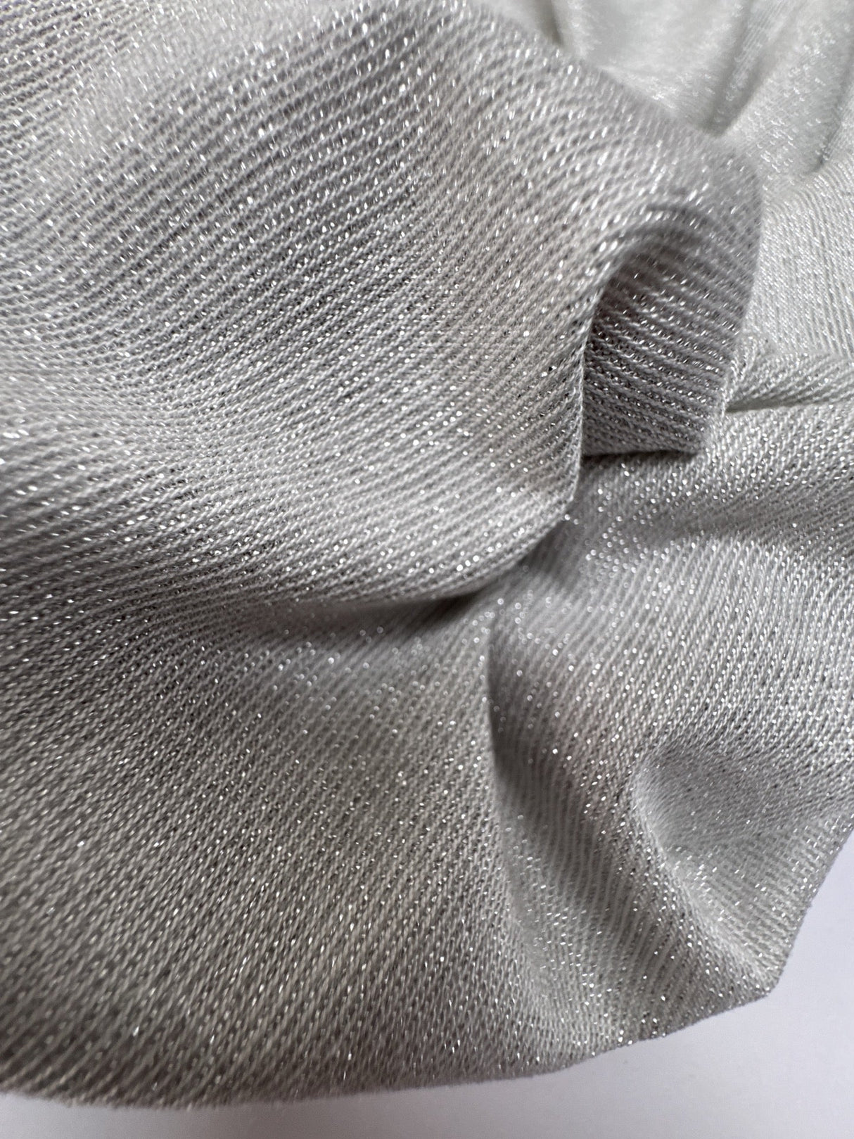 Viscose Lurex Knit Silver