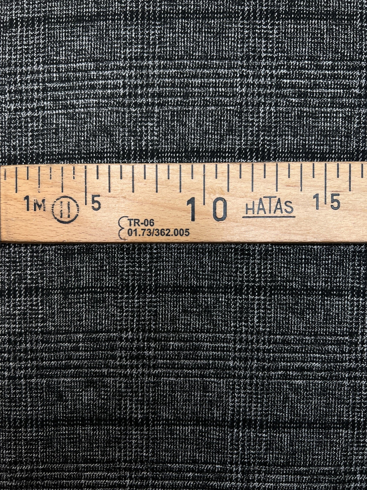 Polyamid Viscose Checked Suiting Fabric